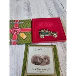 White House Howard Taft 2012 car metal ornament Xmas tree automobile Americana p